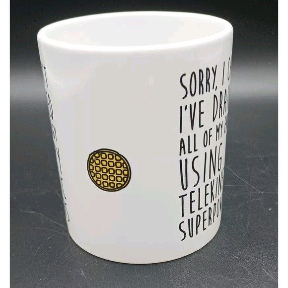 Stranger Things Mug Eleven Eggo Waffle I Drained My Telekinetic Superpowers - Picture 2 of 7